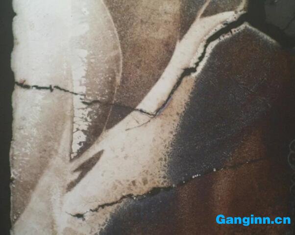 图2 裂纹放大后组织 100倍